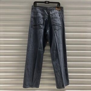 G-Unit Denim Co. Jeans Men's 36x34 Heavyweight Blue Wash Baggy Straight Leg